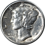 1924-S Mercury Dime Choice BU Blast White Great Eye Appeal Nice Strike