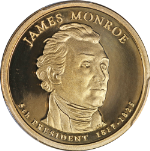 2008-S Presidential Dollar - James Monroe - PCGS PR70 DCAM