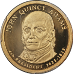 2008-S Presidential Dollar - John Quincy Adams - PCGS PR70 DCAM First Strike