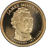 2008-S Presidential Dollar - James Monroe - PCGS PR70 DCAM