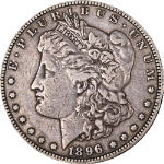 1896-S Morgan Silver Dollar - Choice
