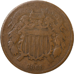 1868 Two (2) Cent Piece