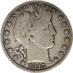 1915-S Barber Half Dollar