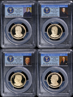 2013 Presidential Dollar Proof Set PCGS PR70 DCAM - Pres. Series Label