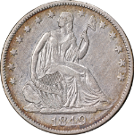 1849-O Seated Half Dollar Choice XF+ Superb Eye Appeal Strong Strike