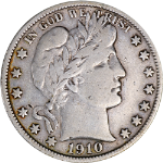 1910-S Barber Half Dollar