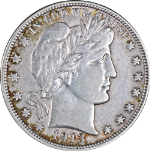 1913-P Barber Half Dollar Nice XF Great Eye Appeal Nice Strike