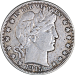 1915-S Barber Half Dollar Choice XF Great Eye Appeal Nice Strike