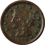 1849 Large Cent