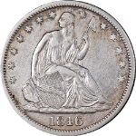 1846-O Seated Half Dollar 'Medium Date' Choice XF+ Details Great Eye Appeal