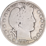 1901-S Barber Half Dollar