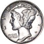 1941-S Mercury Dime