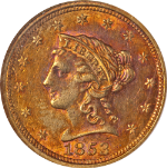 1853-P Liberty Gold $2.50 NGC AU58 Great Eye Appeal Nice Strike