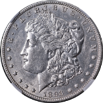 1893-O Morgan Silver Dollar NGC AU55 Key Date Superb Eye Appeal Strong Strike