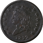 1812 Large Cent &#39;Small Date&#39; VF/XF Details Nice Eye Appeal Nice Strike