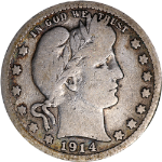 1914-S Barber Quarter