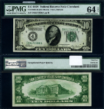 FR. 2000 D $10 1928 Federal Reserve Note Cleveland D-A Block Choice PMG CU64 EPQ