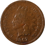 1867/7 Indian Cent