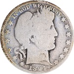 1897-O Barber Half Dollar