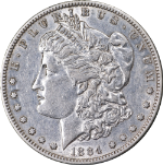 1884-S Morgan Silver Dollar Choice XF/AU Nice Eye Appeal Nice Strike