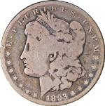 1893-CC Morgan Silver Dollar Nice G Key Date Decent Eye Appeal Nice Strike