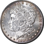1887-S Morgan Silver Dollar Choice BU Superb Eye Appeal Strong Strike
