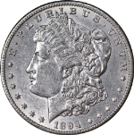 1894-S Morgan Silver Dollar Nice Unc Details Nice Eye Appeal Strong Strike