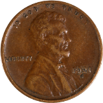 1921-S Lincoln Cent - Choice