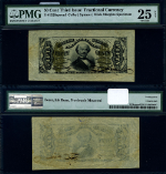 FR. 1328 sp 50 c. 3rd Issue Fractional Note Wide Margin Face PMG VF25 NET