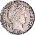 1911-S Barber Dime