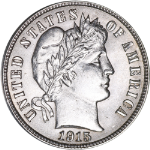 1915-P Barber Dime