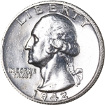 1942-S Washington Quarter