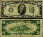 FR. 2006 F* $10 1934-A Federal Reserve Note Non-Mule Atlanta F-* Block Fine Star