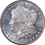 1885-CC Morgan Silver Dollar NGC MS63 PL Blast White Nice Strike