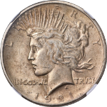 1921 Peace Dollar High Relief NGC MS62 Decent Eye Appeal Nice Strike
