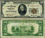 FR. 1870 I $20 1929 Federal Reserve Bank Note Minneapolis I-A Block VF