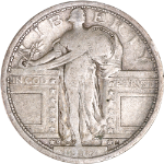 1917-D Type 1 Standing Liberty Quarter