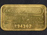1 Ounce Gold Bar - Engelhard Industries of Canada - 999.9 Fine #294302