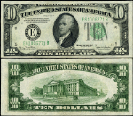 FR. 2009 E $10 1934-D Federal Reserve Note Richmond E-B Block AU+