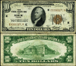 FR. 1860 E $10 1929 Federal Reserve Bank Note Richmond E-A Block XF