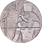 2016 Republic of Chad Silver 2 Ounce Horus Egyptian 1000 Franc - .999 Fine - OGP