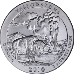 2010-P Yellowstone National Park ATB 5 Ounce Silver PCGS SP69