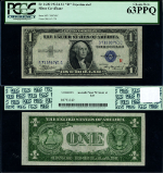 FR. 1609 $1 1935-A Silver Certificate R Experimental S-C Block Choice PCGS CU63 PPQ