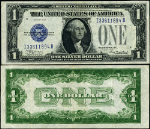 FR. 1605 $1 1928-E Silver Certificate I-B Block VF+