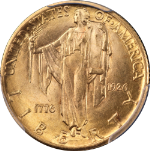 1926 Sesquicentennial Commemorative Gold $2.50 PCGS MS65 Superb Eye Appeal