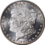 1885-CC Morgan Silver Dollar ANACS MS63PL Superb Eye Appeal Strong Strike