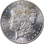 1896-S Morgan Silver Dollar PCGS MS61 Key Date Nice Eye Appeal Strong Strike