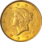 1851-P Type 1 Liberty Gold $1 PCGS AU58 Nice Eye Appeal Strong Strike