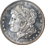 1879-S Morgan Silver Dollar OGH PCGS MS63 PL Blast White Strong Strike