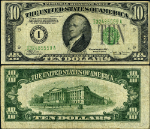 FR. 2007 I $10 1934-B Federal Reserve Note Minneapolis I-A Block VF